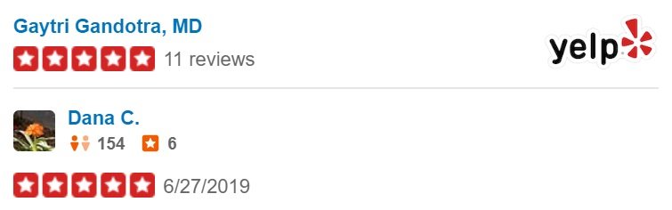 Orange County Nephrologist Kidney Doctor Dr Gaytri Gandotra 5-Star Review Desktop 1