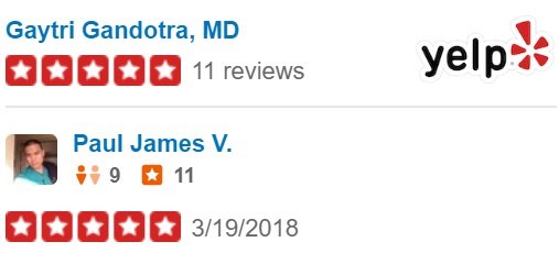 Orange County Nephrologist Kidney Doctor Dr Gaytri Gandotra 5-Star Review Mobile 2